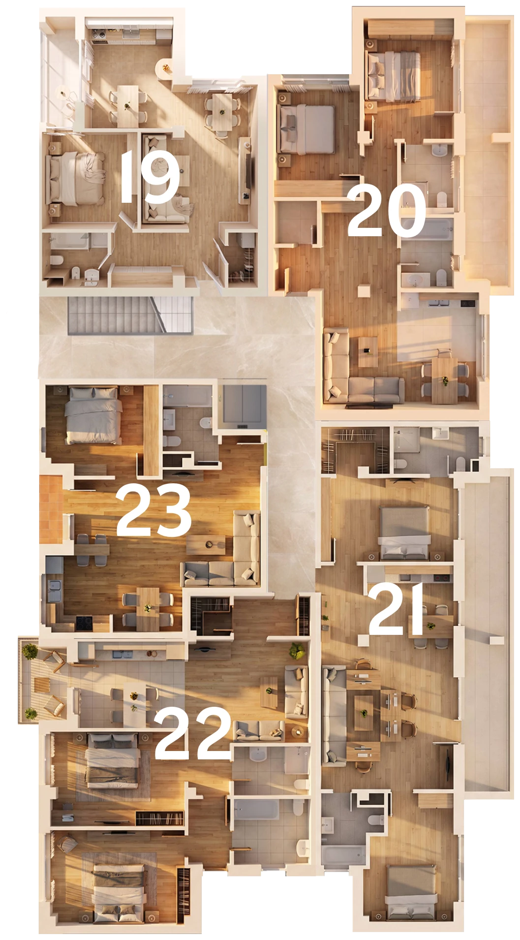 Plan Etaj 3 — Safe Residence Meșteșugarilor